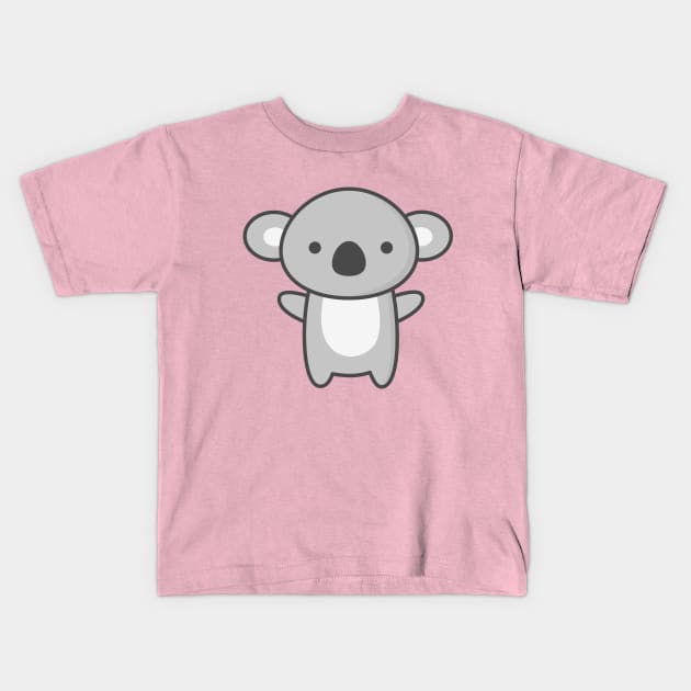 Kawaii Cute Koala Kids T-Shirt by happinessinatee